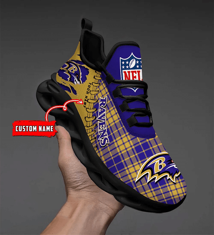 Soft and Trendy Ravens Yezy Sneakers