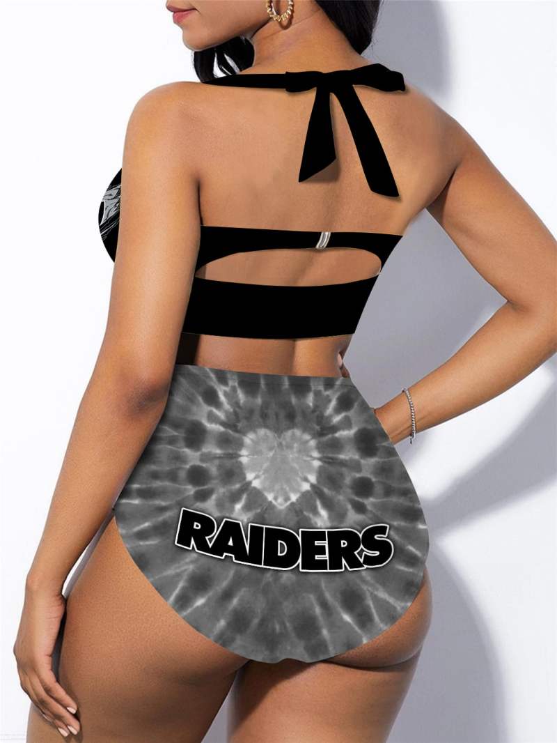 Las Vegas Raiders Bikini Back View