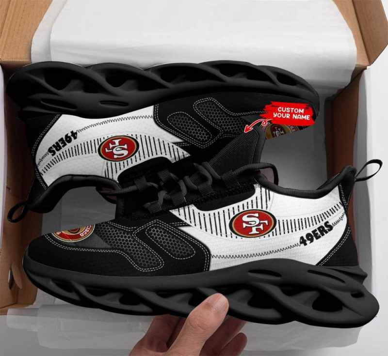 San Francisco 49ers Sneakers Close Up