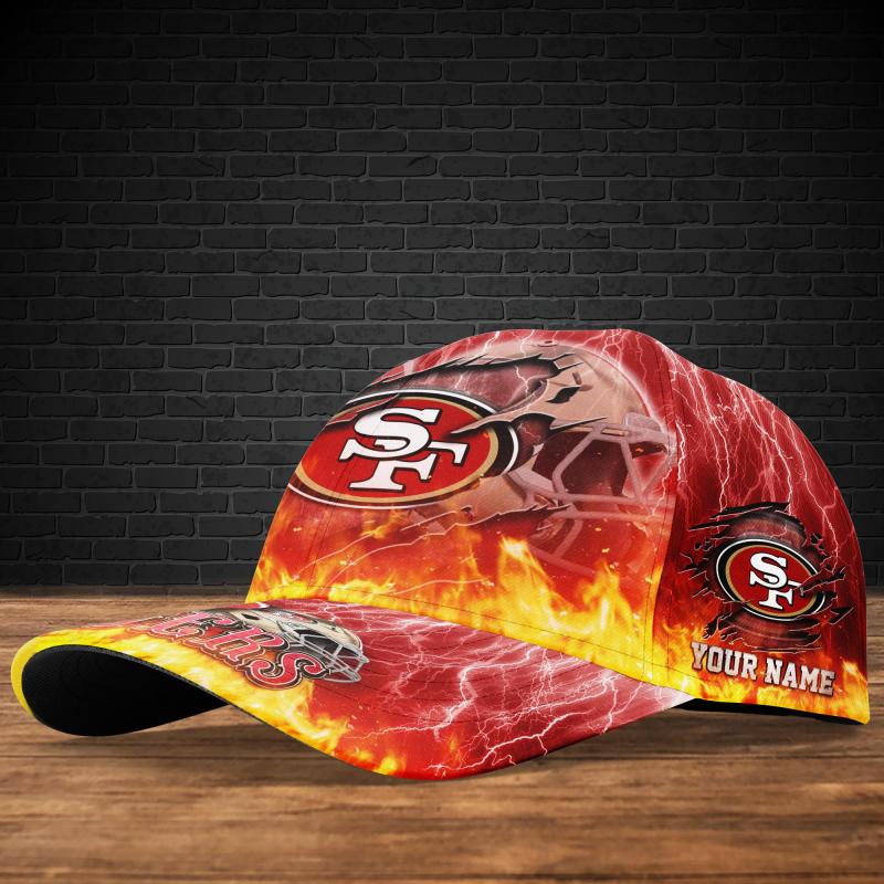 San Francisco 49ers Custom Cap in Black