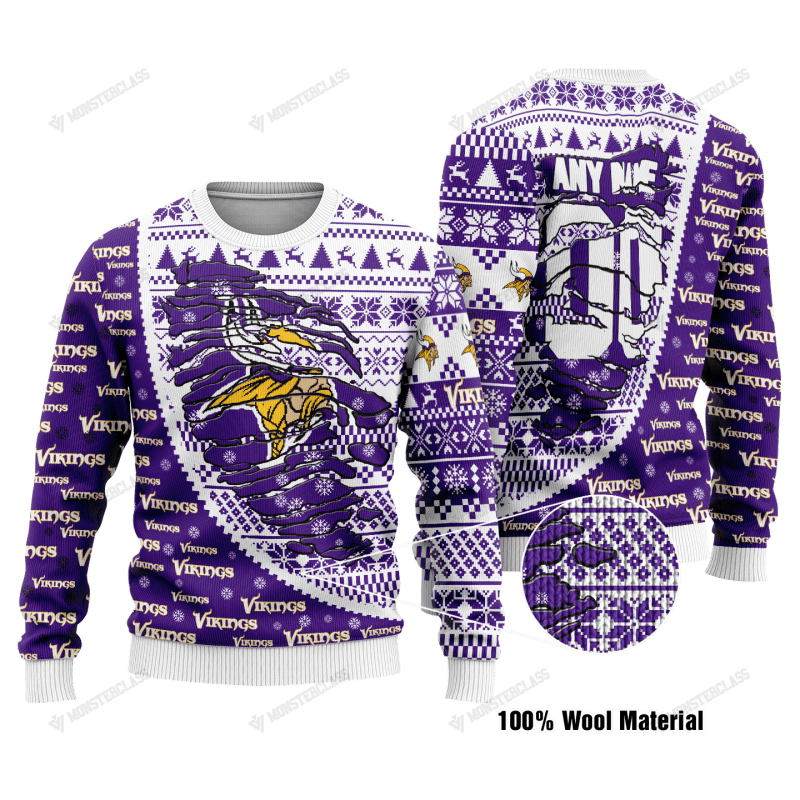 Minnesota Vikings Woolen Sweater