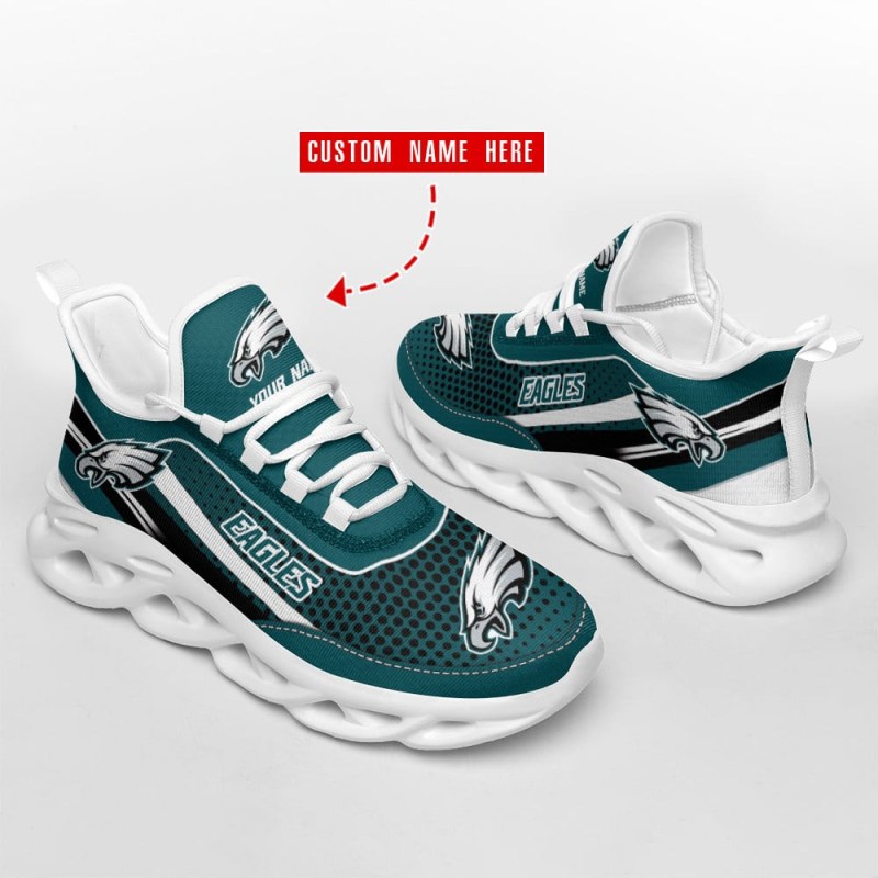 Philadelphia Eagles Personalized Yeezy Running Sneakers 2