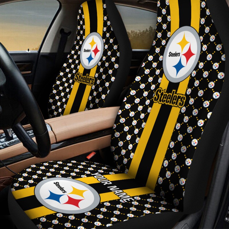 Pittsburgh Steelers Personalized Car Seat Covers