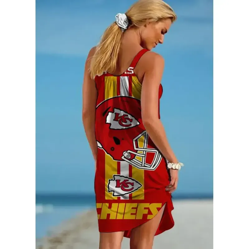 Nfl Kansas City Chiefs Beach Dress