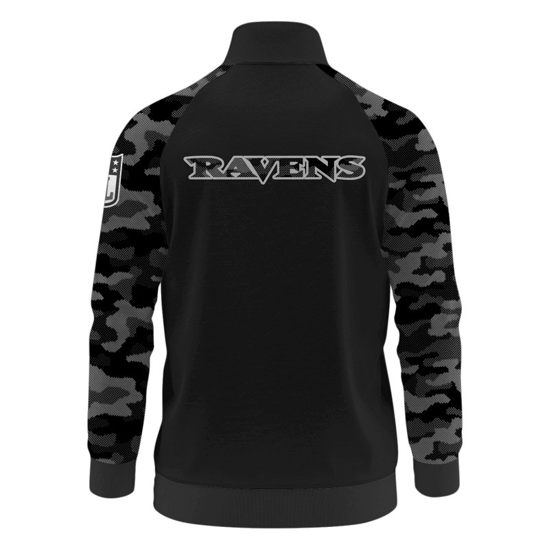 Baltimore Ravens Camo Jacket Detail