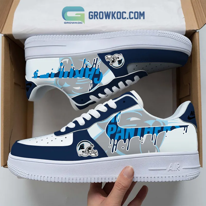 Carolina Panthers Personalized Colorful AF1-1 Shoes