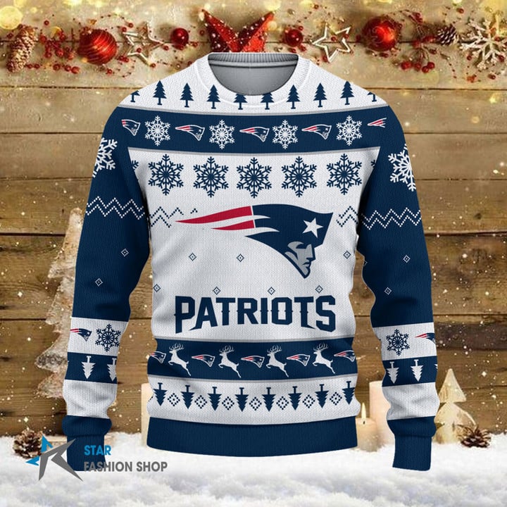 New England Patriots Woolen Sweater Image 3