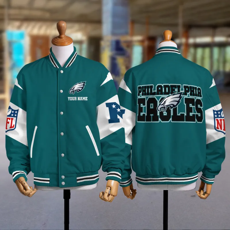 Philadelphia Eagles Varsity Jacket - Image 2