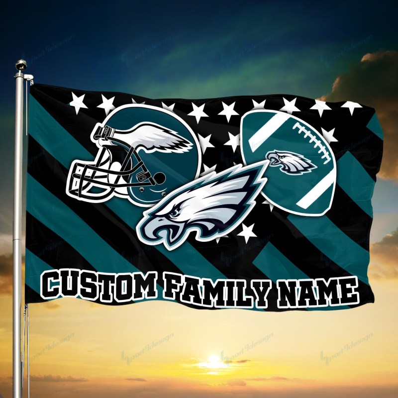 Philadelphia Eagles Personalized Flag
