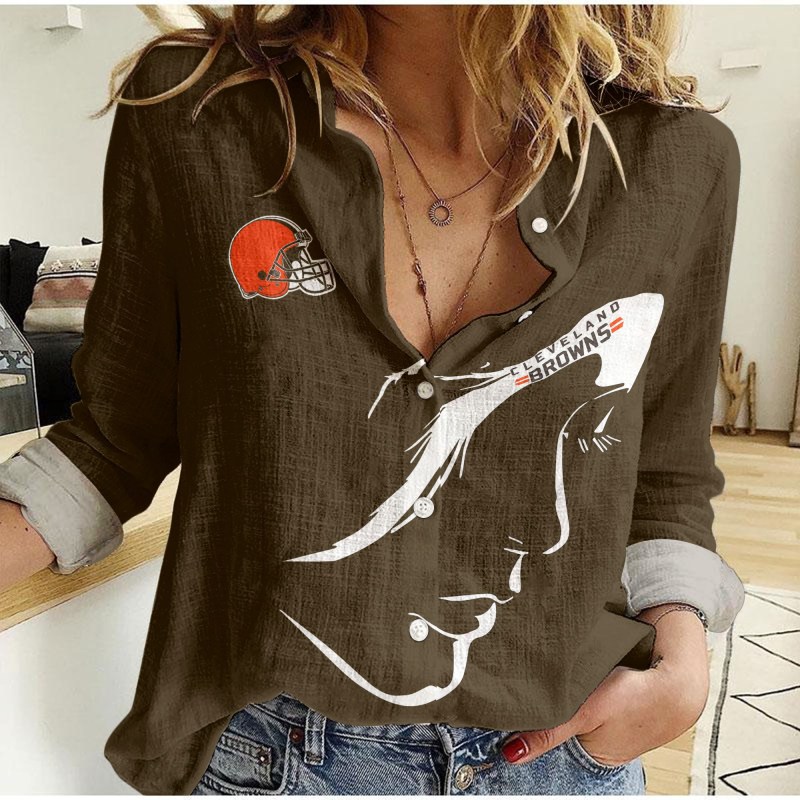 Cleveland Browns Woman Shirt Back View