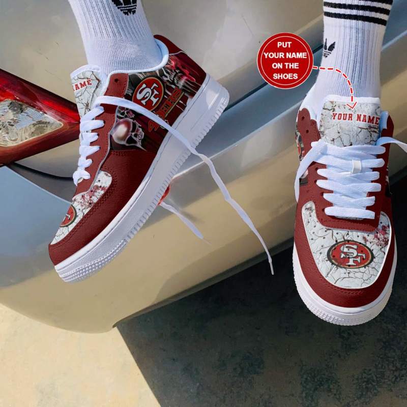 San Francisco 49ers Personalized AF1 Shoes 2