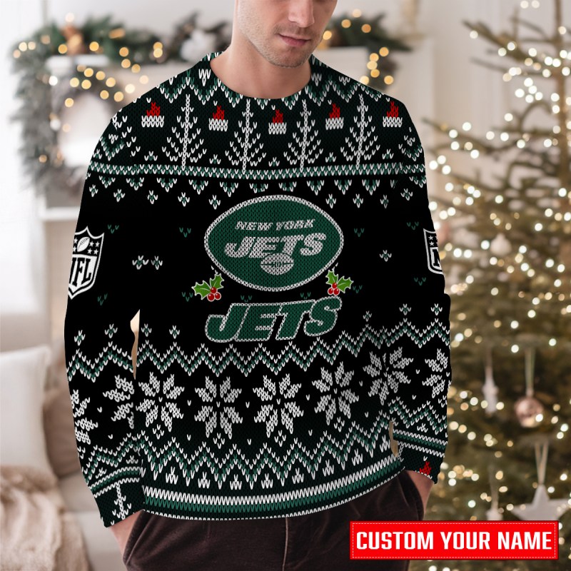 New York Jets Christmas Sweater 1