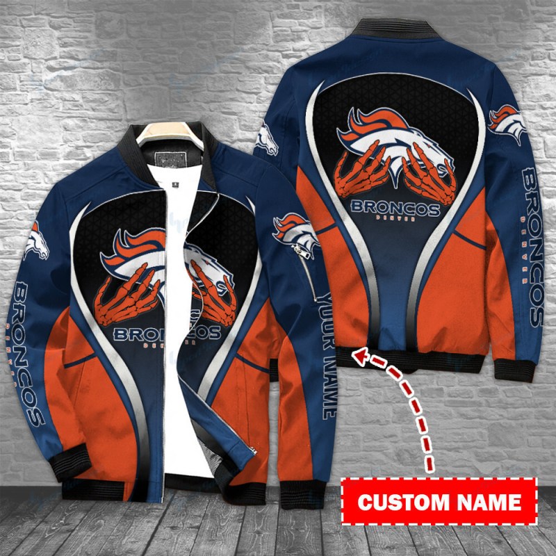 Denver Broncos Personalized Bomber Jacket
