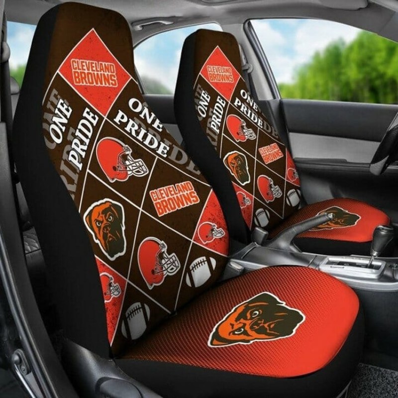 Cleveland Browns Car Seat Cover Design