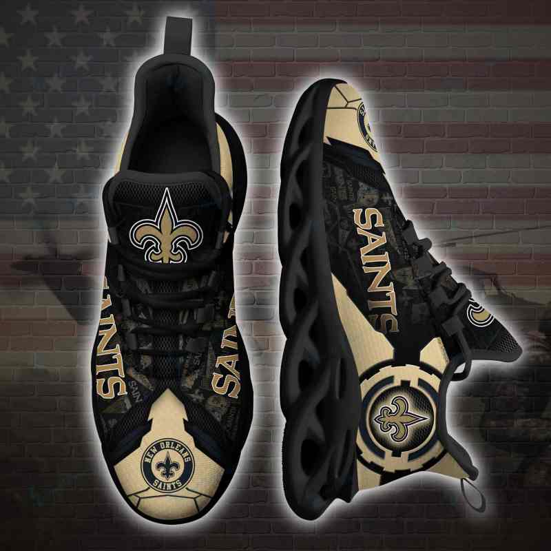 New Orleans Saints Sneakers - Back View