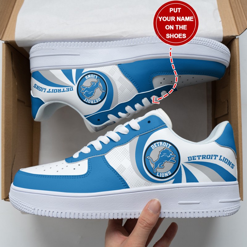 Detroit Lions Personalized AF1 Shoes
