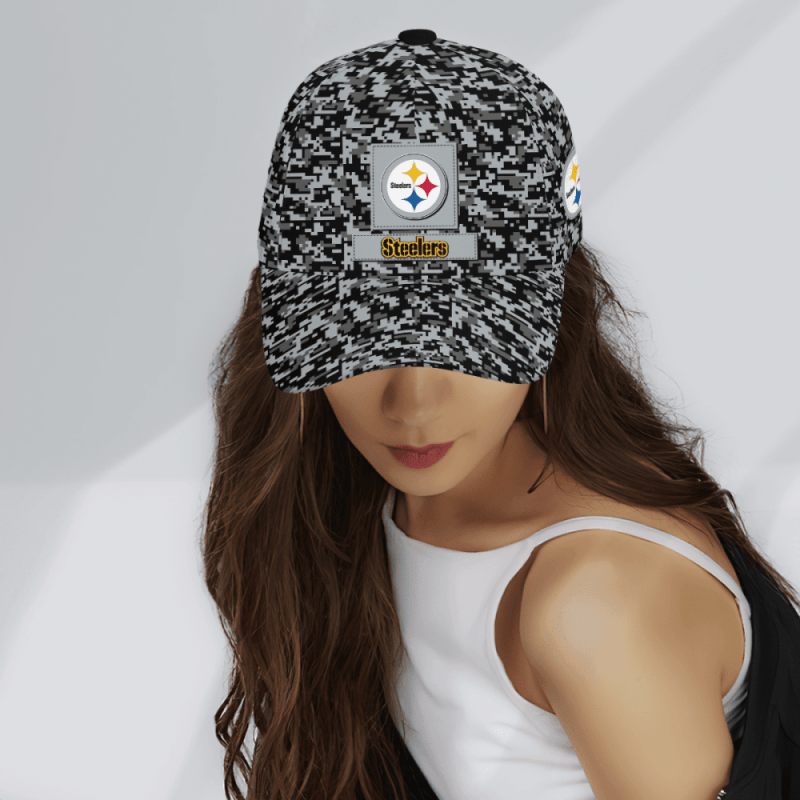 Digital Camo Pittsburgh Steelers Cap