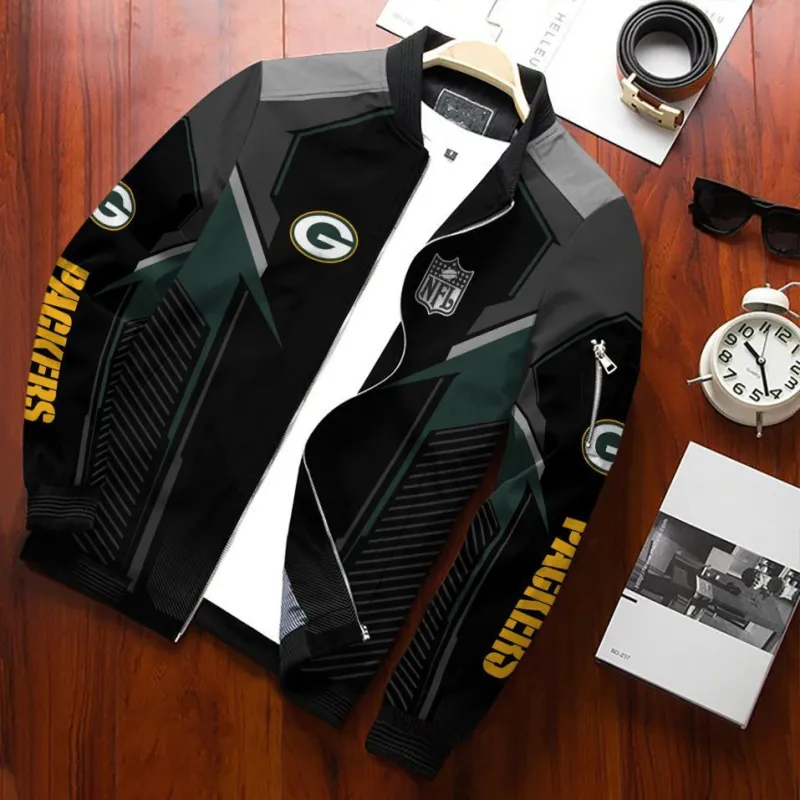 Green Bay Packers Bomber Jacket Front