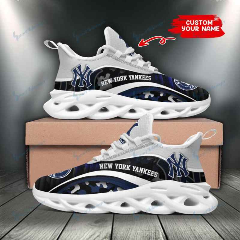 New York Yankees Personalized Yezy Running Sneakers