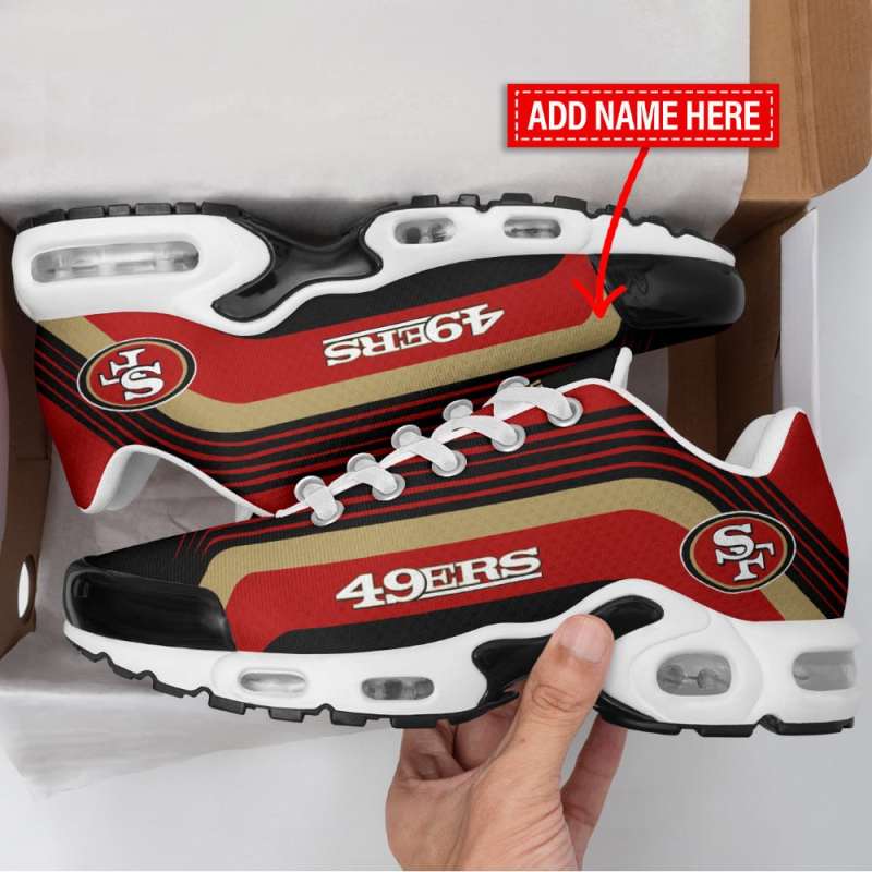 San Francisco 49ers Personalized Plus T-N Youth Sneakers