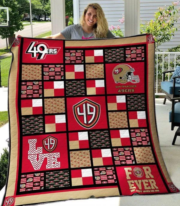 San Francisco 49ers Premium Quilt Size Chart