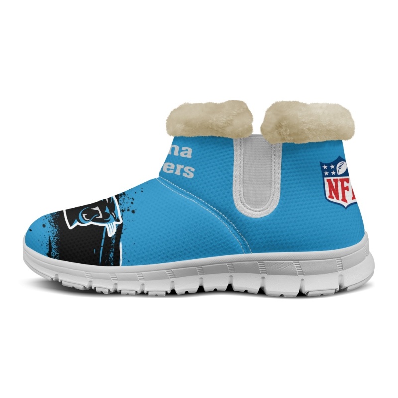 Carolina Panthers Comfy Winter Snow Boots Image 12