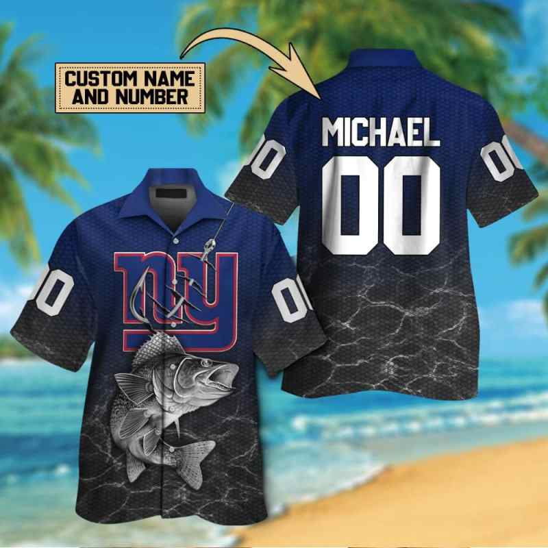 Sizing Chart for New York Giants Button Shirt BB827
