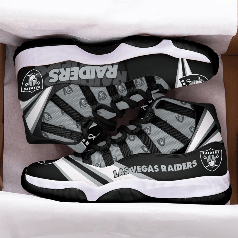 Las Vegas Raiders AJD11 Sneakers 166 Side View