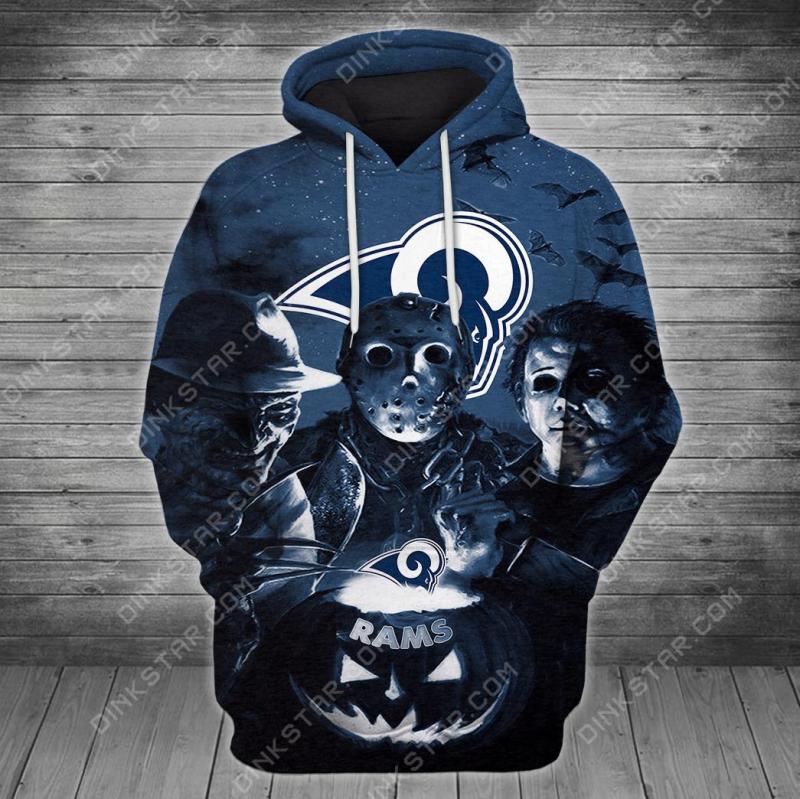 Los Angeles Rams Halloween Full 3D T-shirt Sweater Hoodie