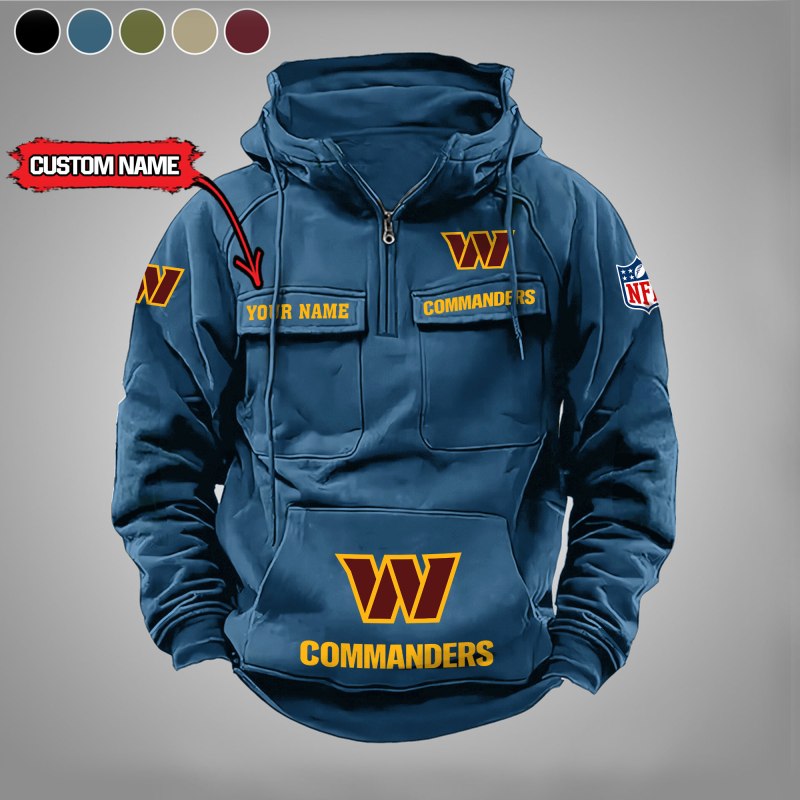 Washington Commanders Hoodie Blue