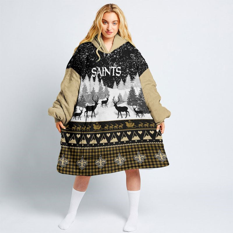 New Orleans Saints Snug Hoodie Front View