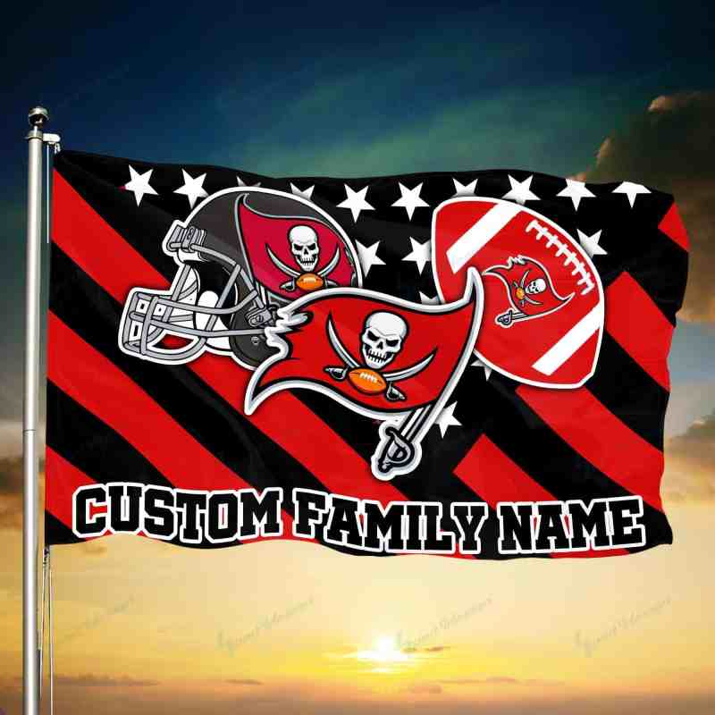 Tampa Bay Buccaneers Personalized Flag