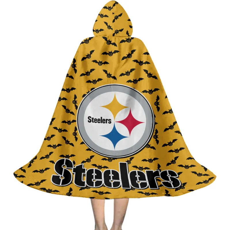 Pittsburgh Steelers Halloween Cloak Back Image