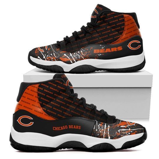 Chicago Bears AJD11 Sneakers Front View