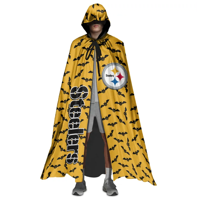 Pittsburgh Steelers Halloween Cloak Front Image