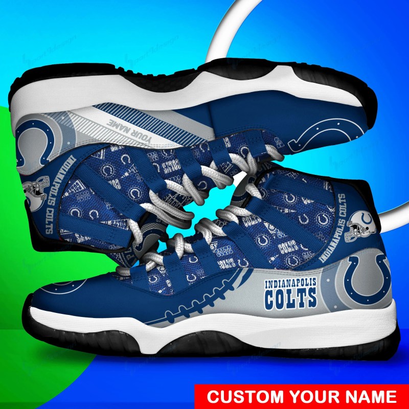 Indianapolis Colts Personalized AJD11 Sneakers 1