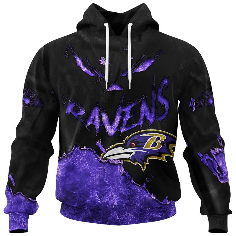 Baltimore Ravens Combo Limited Edition Halloween Collection Shirt