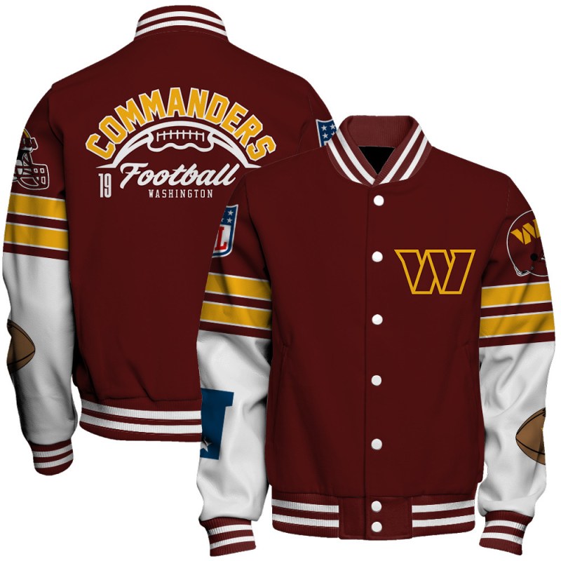 Washington Commanders Unisex Varsity Jacket