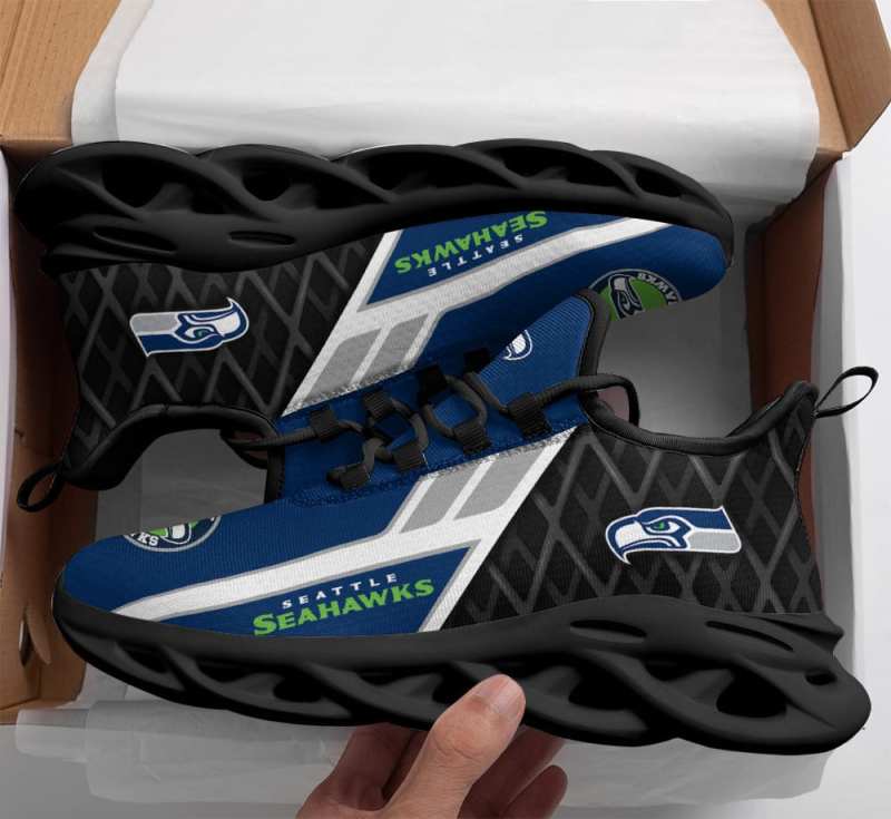 Seattle Seahawks Yezy Running Sneakers in Use