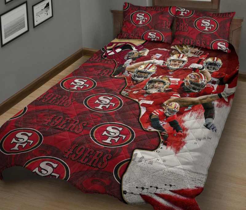 San Francisco 49ers Quilt Set - Sports Apparel