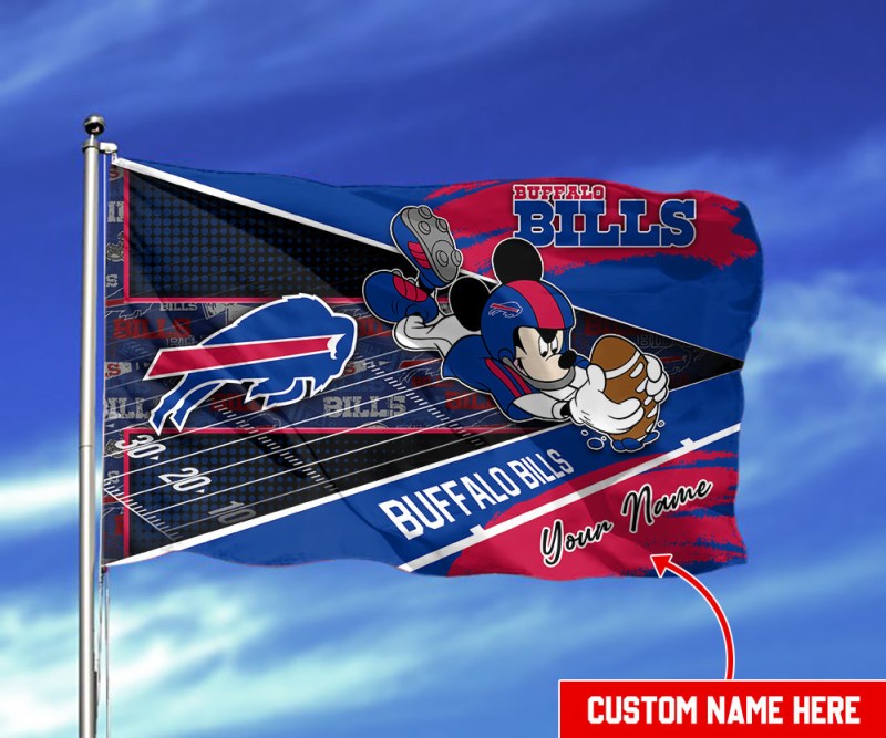 Buffalo Bills Personalized Flag