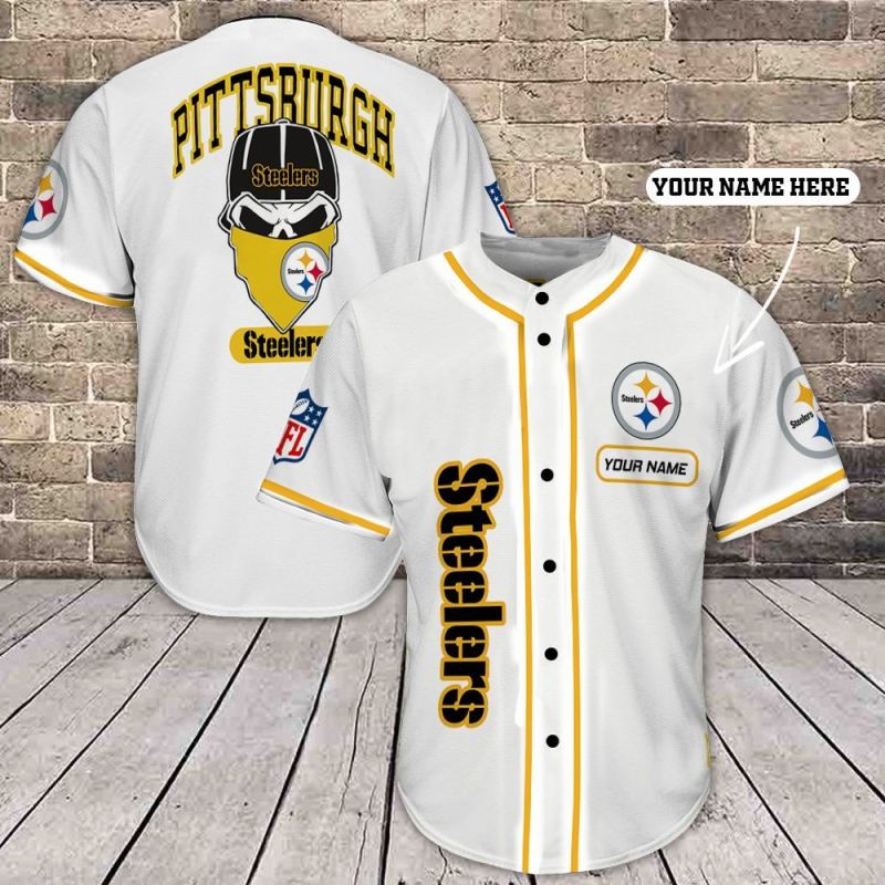 Pittsburgh Steelers Baseball Jersey Details