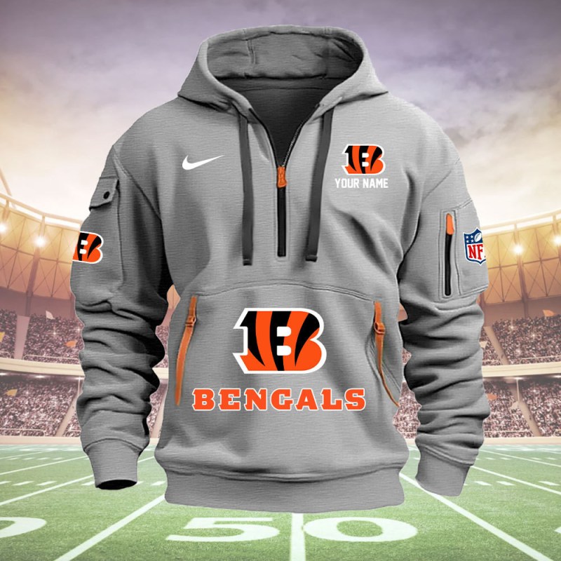 Cincinnati Bengals Hoodie Back View