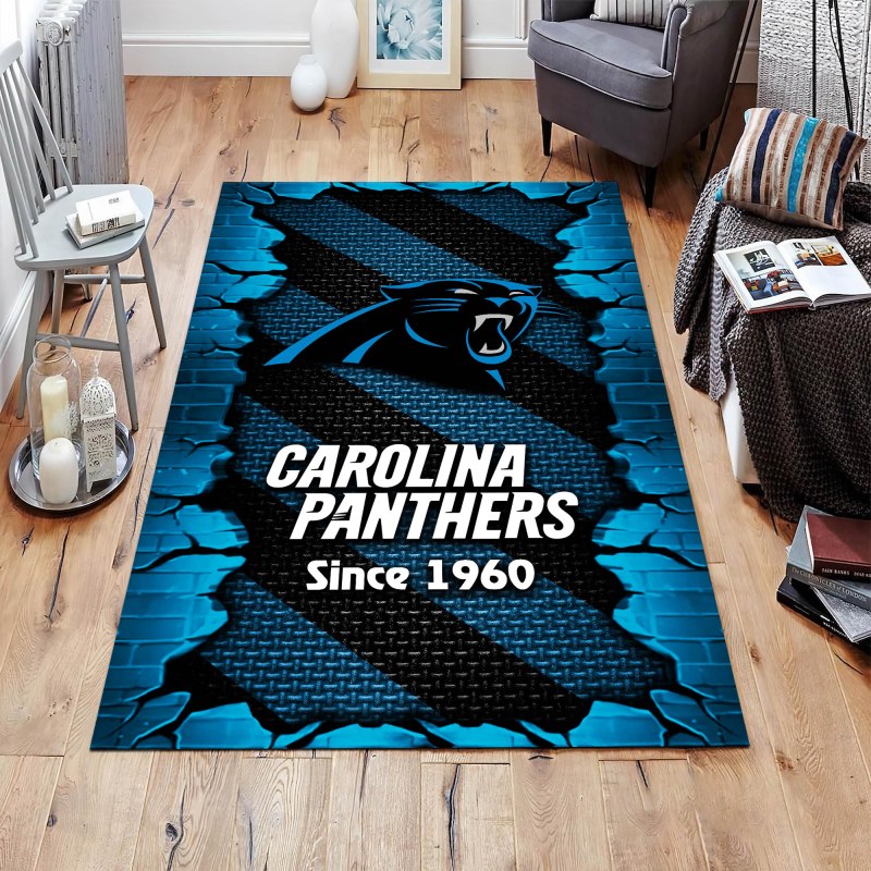 Carolina Panthers Living Room Rug