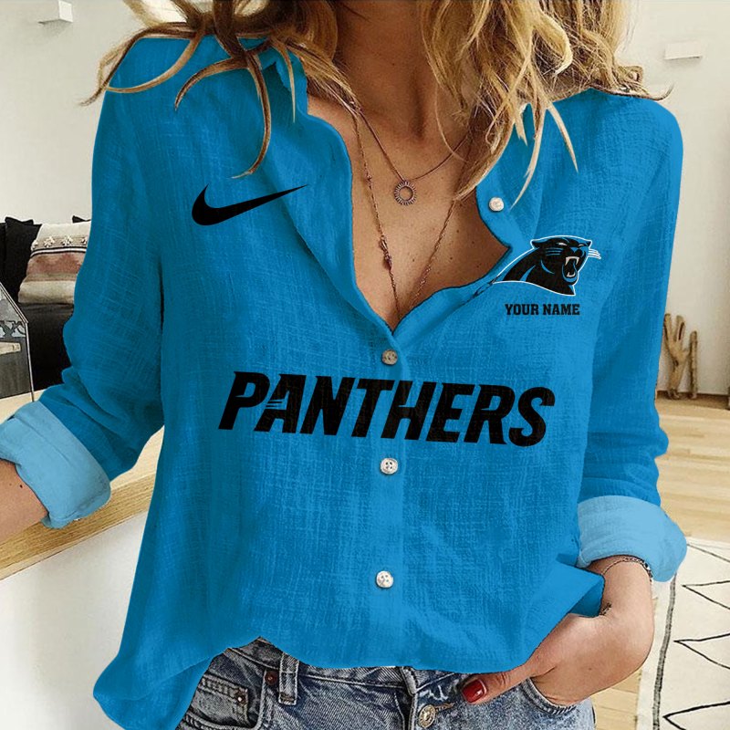 Carolina Panthers Personalized Woman Shirt