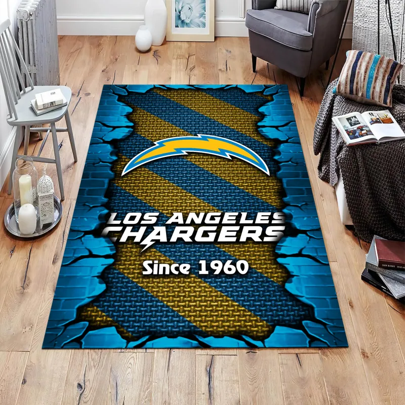 Los Angeles Chargers Rug