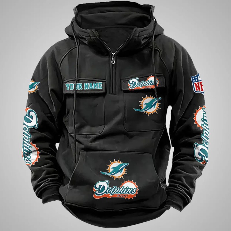 Miami Dolphins Hoodie Image 4