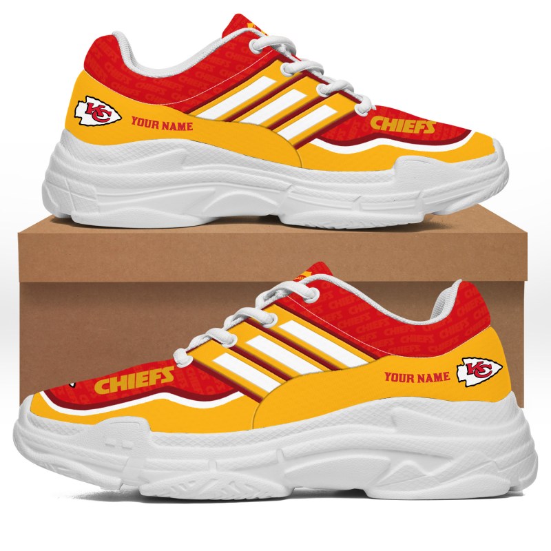 Kansas City Chiefs Chunky Sneakers Custom Design