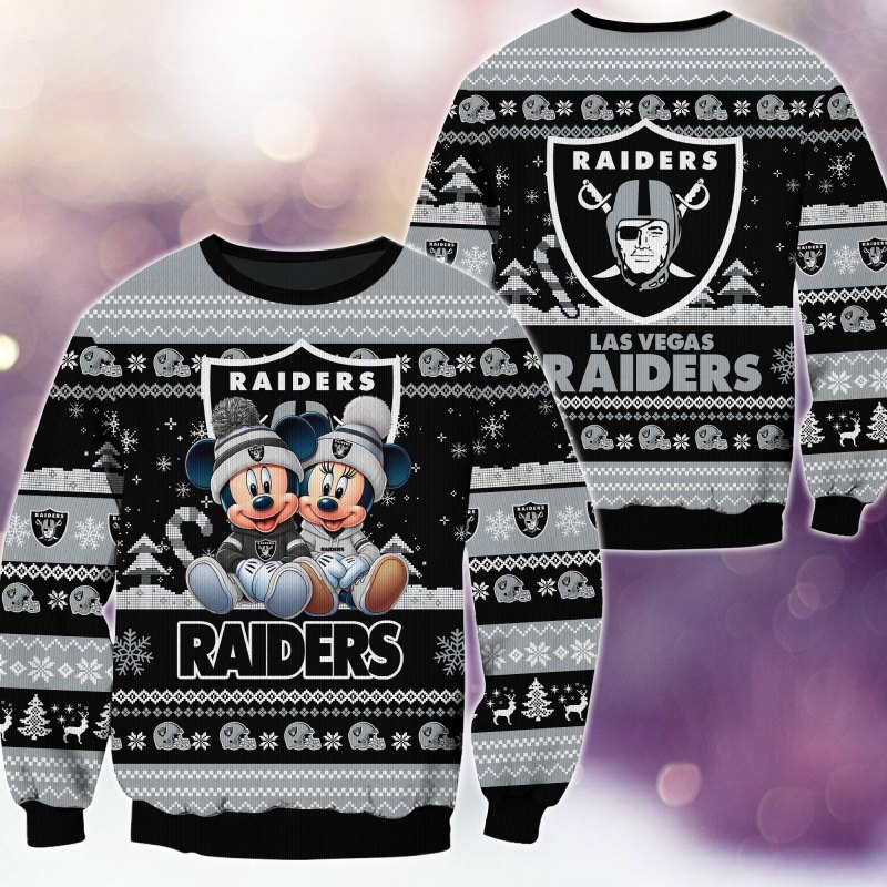Las Vegas Raiders Ugly Christmas Sweater
