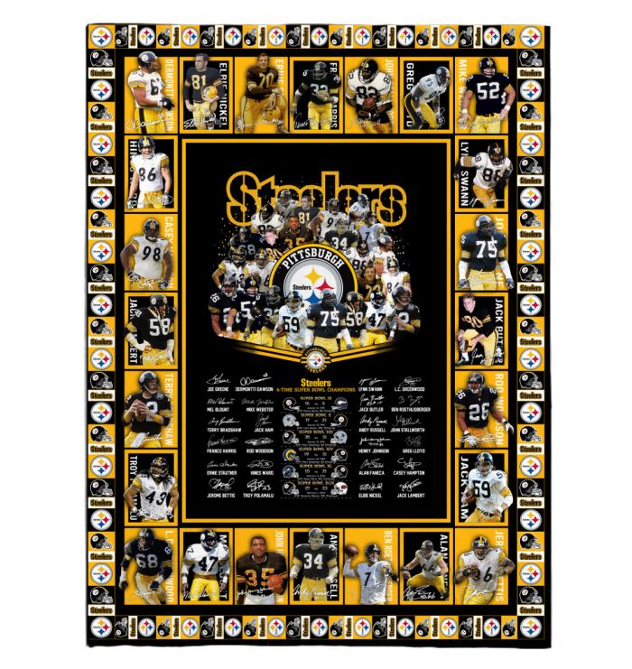 Pittsburgh Steelers Fleece Blanket